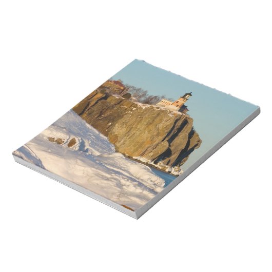 State Park Split Rock Lighthouse op Lake Notitieblok (Linkerzijde)