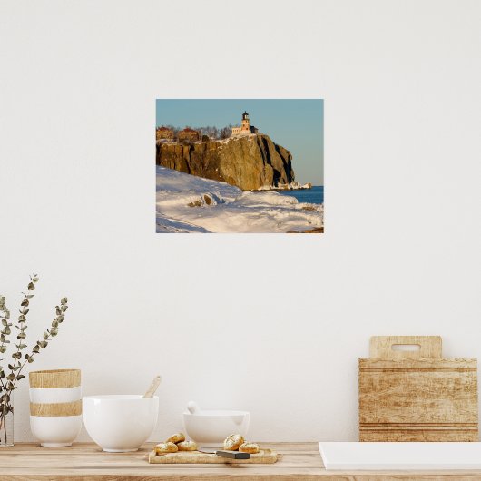 State Park Split Rock Lighthouse op Lake Poster (Keuken)