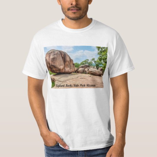 State Park T-Shirt Elephant Rocks (Voorkant)