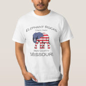 State Park T-Shirt Elephant Rocks (Voorkant)