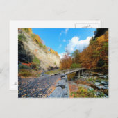 State Park Taughannock Herfsten Briefkaart (Voorkant / Achterkant)