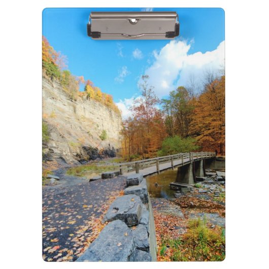 State Park Taughannock Herfsten Klembord (Voorkant)