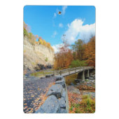 State Park Taughannock Herfsten Mini Klembord (Achterkant)
