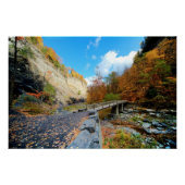 State Park Taughannock Herfsten Poster (Voorkant)