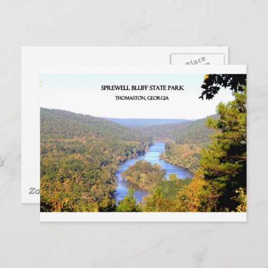 STATE PARK - Thomaston , Georgia Briefkaart (Voorkant / Achterkant)