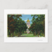 State Park Uitzicht of the State Capitol Building Briefkaart (Voorkant)