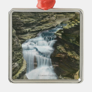 State Park Uitzicht van diamantHerfsten Metalen Ornament