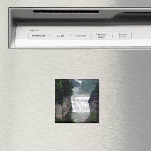 State Park Upper and Middle Waterfall Magneet (Insitu (Vaatwasser))