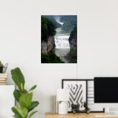 State Park Upper and Middle Waterfall Poster (Thuiskantoor)
