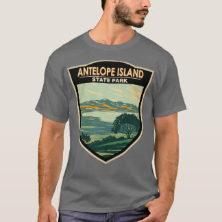 State Park Utah Badge op het eiland Antelope T-shirt