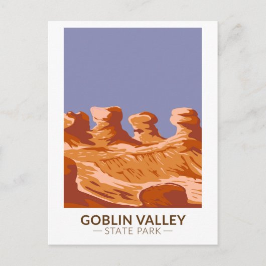 State Park Utah  Briefkaart (Voorkant)