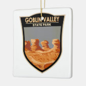 State Park Utah Keramisch Ornament (Links)