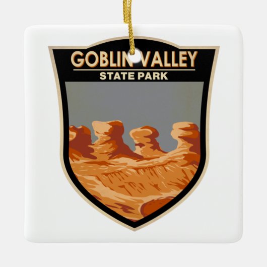 State Park Utah Keramisch Ornament (Voorkant)
