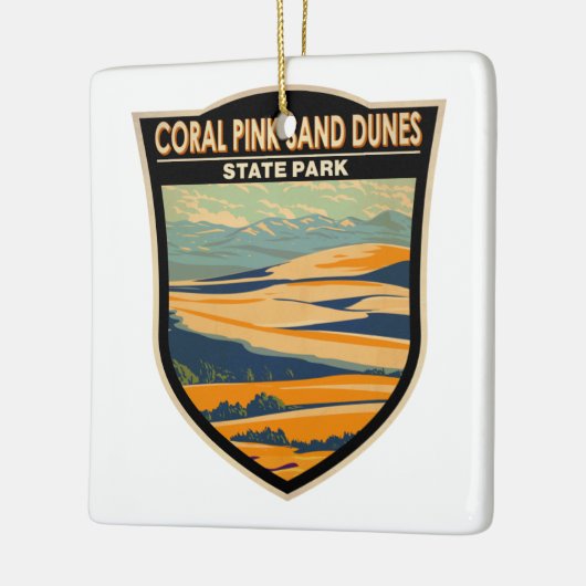 State Park Utah  Keramisch Ornament (Links)