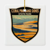 State Park Utah  Keramisch Ornament (Achterkant)