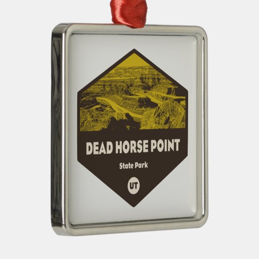 State Park Utah Metalen Ornament (Rechts)