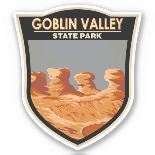 State Park Utah  Sticker (Voorkant)