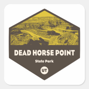 State Park Utah Vierkante Sticker