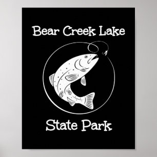 State Park van het beer Creek Lake Vist Poster