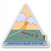 State Park van Honeymoon Sticker (Voorkant)