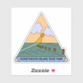 State Park van Honeymoon Sticker (Vel)