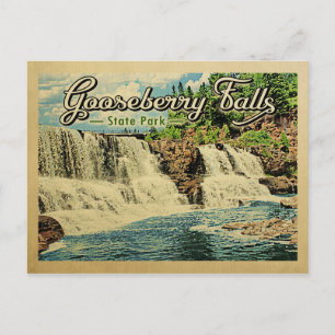 State Park Vintage Travel van Gooseberry Herfsten Briefkaart