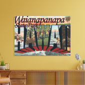 State Park Waianapanapa, Hawaii Canvas Afdruk (Insitu (Woonkamer))