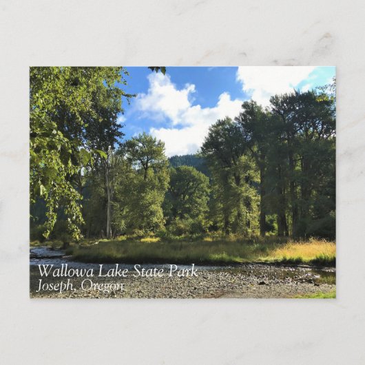 State Park Wallowa Lake, OR Briefkaart (Voorkant)