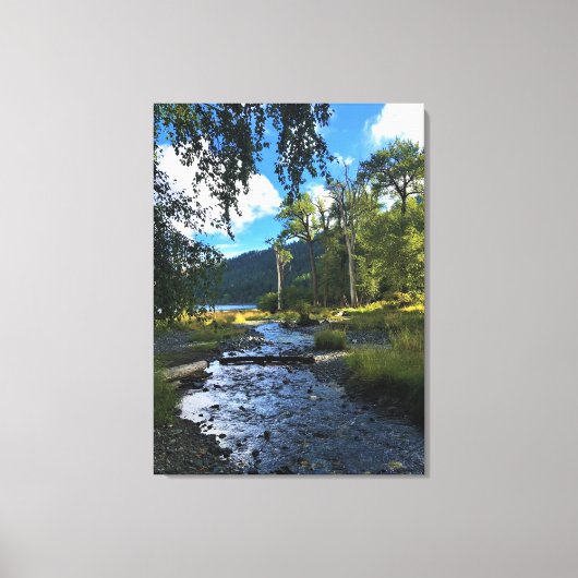 State Park Wallowa Lake, OR Canvas Afdruk (Voorkant)