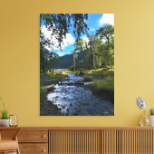 State Park Wallowa Lake, OR Canvas Afdruk (Insitu (Woonkamer))
