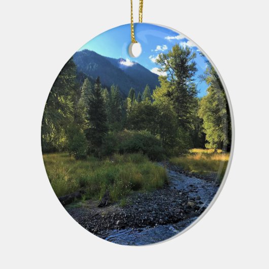 State Park Wallowa Lake, OR Keramisch Ornament (Links)