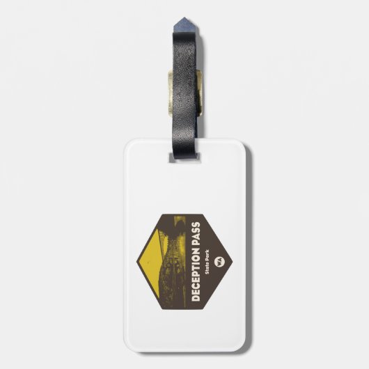 State Park Washington Bagagelabel (Achterkant verticaal)