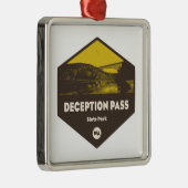 State Park Washington Metalen Ornament (Rechts)