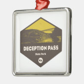 State Park Washington Metalen Ornament (Links)
