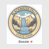 State Park West Virginia Badge Herfsten Blackwater Sticker (Vel)