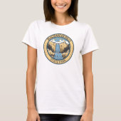 State Park West Virginia Badge Herfsten Blackwater T-shirt (Voorkant)