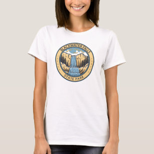 State Park West Virginia Badge Herfsten Blackwater T-shirt