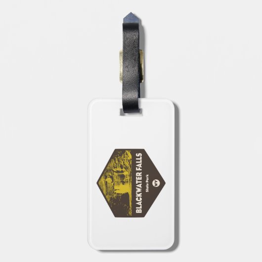 State Park West Virginia Herfst Bagagelabel (Achterkant verticaal)