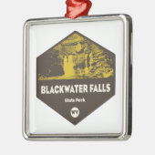 State Park West Virginia Herfst Metalen Ornament (Links)