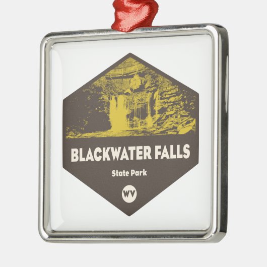 State Park West Virginia Herfst Metalen Ornament (Links)