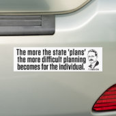 State Planning Bumpersticker (Op auto)