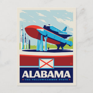State Pride Alabama Briefkaart