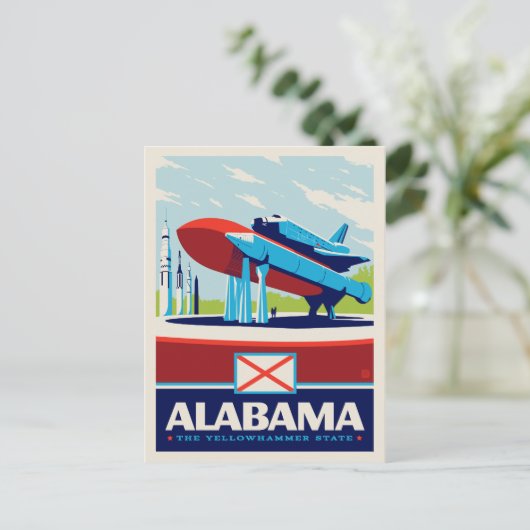 State Pride | Alabama Briefkaart (Staand voorkant)