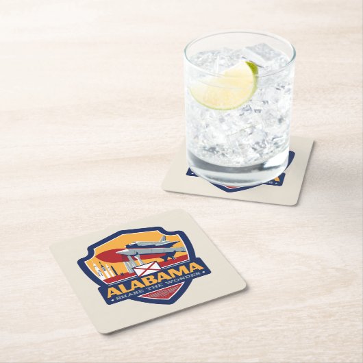 State Pride | Alabama Kartonnen Onderzetters (Insitu)