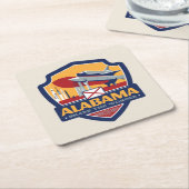 State Pride | Alabama Kartonnen Onderzetters (Schuin)