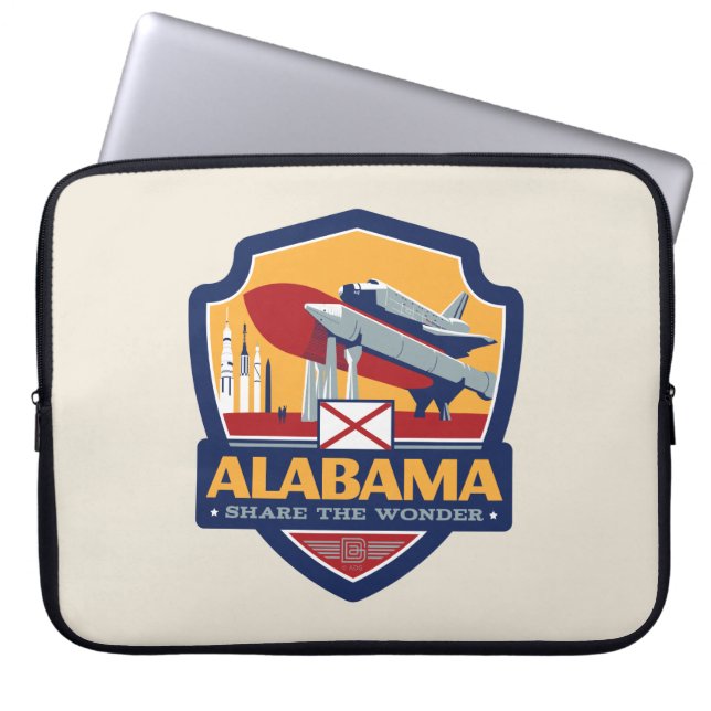 State Pride | Alabama Laptop Sleeve (Voorkant)