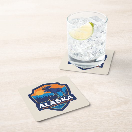 State Pride | Alaska Kartonnen Onderzetters (Insitu)