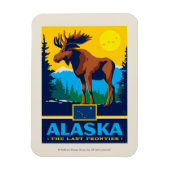 State Pride | Alaska Magneet (Verticaal)