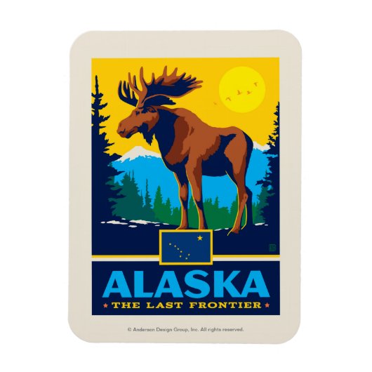 State Pride | Alaska Magneet (Verticaal)