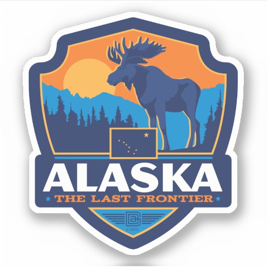 State Pride | Alaska Sticker (Voorkant)
